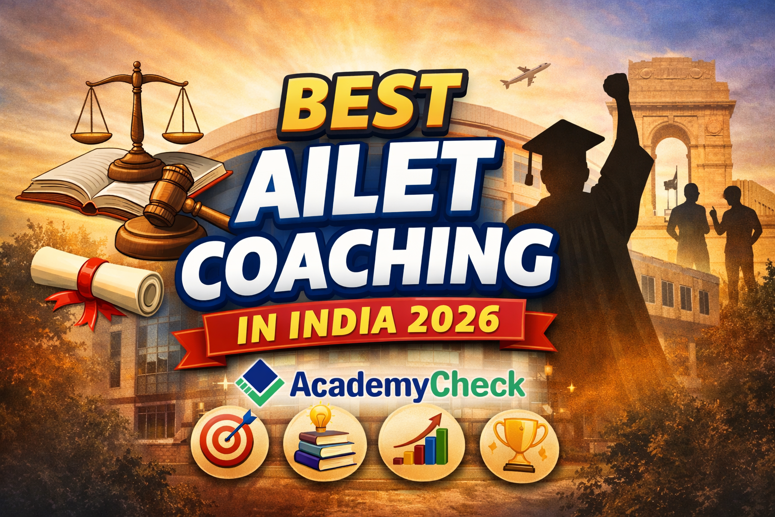 Best AILET Coaching in India 2026: Top 5 Institutes Ranked by AIR 2025 Results